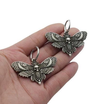 Vintage Creative Exaggerating Charm Moth Earrings