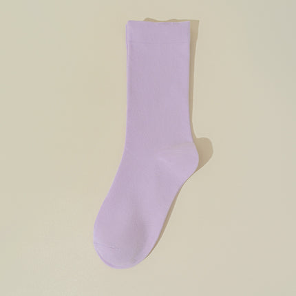 Women's Summer Thin Pure Cotton Mid-calf Length Socks Seamless Socks
