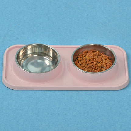 Non-slip Stainless Steel Feeder Cat Bowl