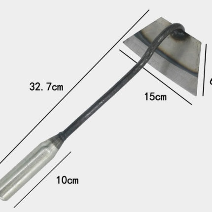 All-manganese Steel Gardening Hand-held Hoe All-steel Hardened Hollow Hoe