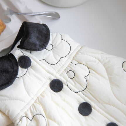 Dog Autumn And Winter Fleece-lined Warm Cotton