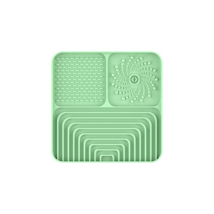 Slow Food Mat For Dogs And Cats, Anti-choking Pad With Suction Cup, Square, Silicone, For Licking