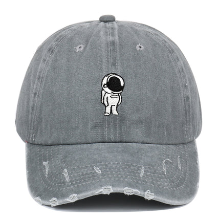 Spaceman Washed-out Vintage Distressed Baseball Cap