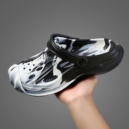 Outdoor New Non-slip Color Matching Slippers For Men