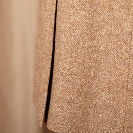 Color Dots Mid-length Coat