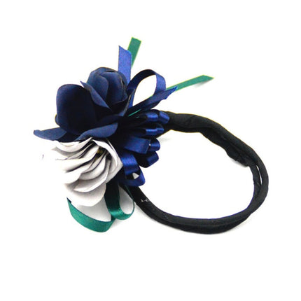 Bun Hair Half Bun Pearl Flower Hair Plate Hair Elastic Korean Styling Headdress Hair Accessories