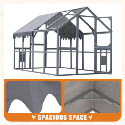 Outdoor Chicken Coop Fence