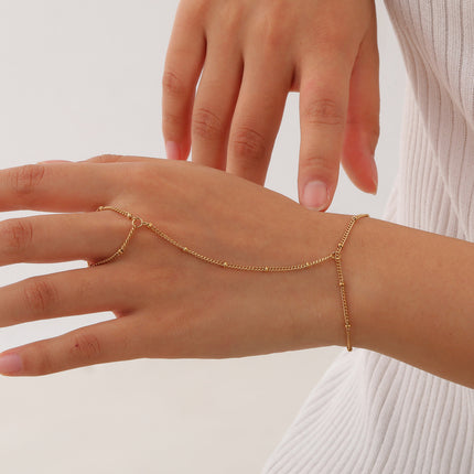 Stainless Steel Hand Support Chain Snake Chain Double Layer Twin