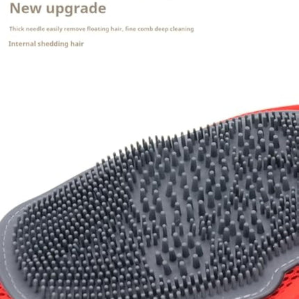 Pet Bathing Glove Pet Hair Glove Grooming Pet Hair Remover Mitt Pet Bathing Tool Cleaning Gloves Brush Gloves Are Combining A Cleaning Brush