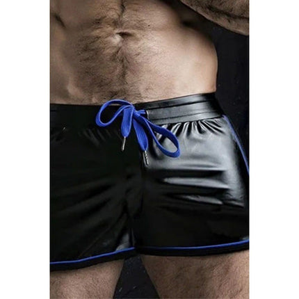 Breathable Sports Casual Biker Leather Shorts