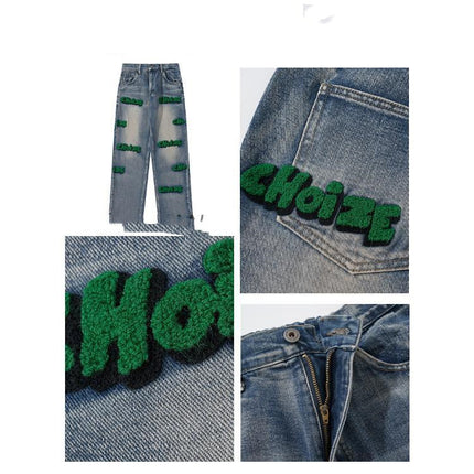 Women's Korean Style American Style Street Harajuku Jeans