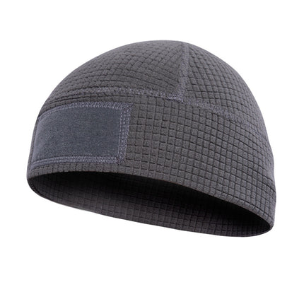 Plaid Autumn And Winter Men And Women Outdoor Tactics Fleece Hat Sports Cold-proof Warm