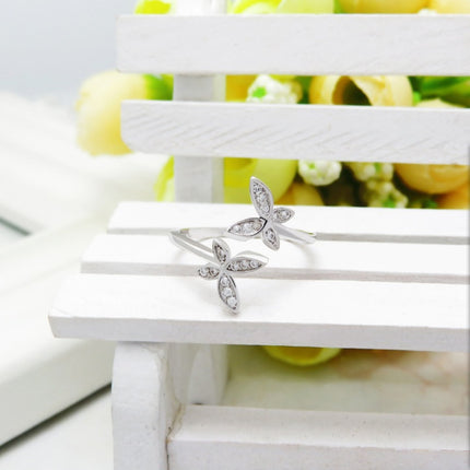 Sterling Silver Adjustable Butterfly Ring