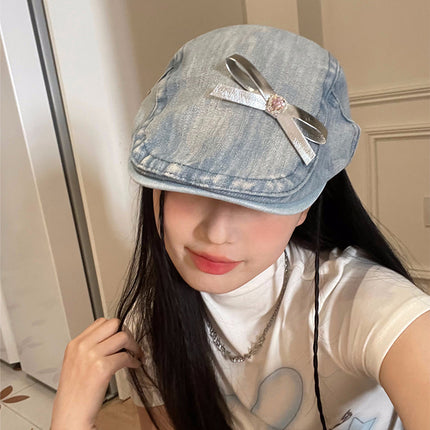 Original Diy Bow Advance Hats Female Summer