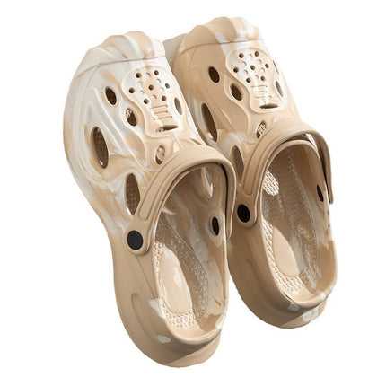 Outdoor New Non-slip Color Matching Slippers For Men