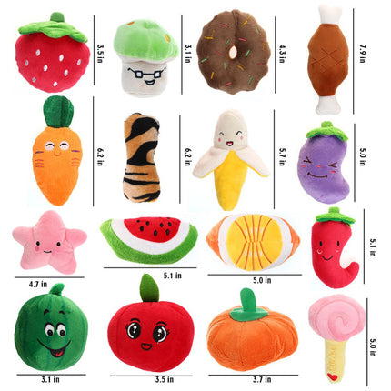 Gooddog, Dog, Plush Vocal Toys, Fruits, Cartoons, Pets, Cats, Toys, Pet Supplies