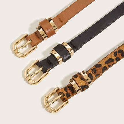 Retro Thin All-match Pin Buckle Small Belt