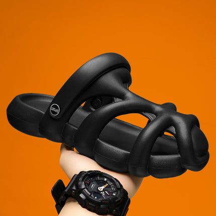 Closed-toe Slippers Men's Summer Outdoor Coconut Lightweight Driving Hole Shoes