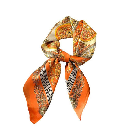 Light Luxury Temperament Silk Scarf 70cm Shawl For Women