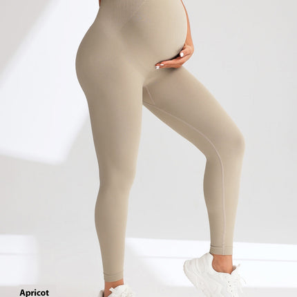 Pregnant Women Yoga Pants Slim High Waist Seamless Leggings Tight