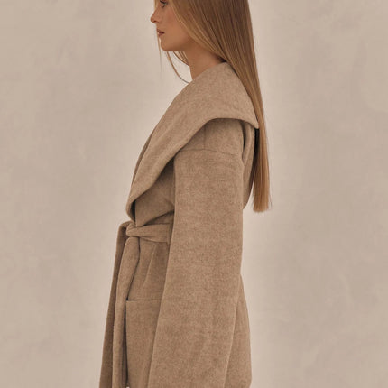 Oversized Waterfall Collar Overcoat Spring Summer Cute