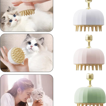 Dog Washing Massage For Bath Pet Shampoo Brush Dog Bath Brush Cat Bath Massage Brush Dog Grooming Brush