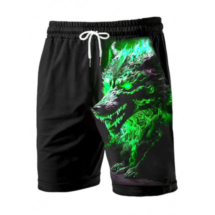 Casual 3d Printed Quick-drying Sports Shorts