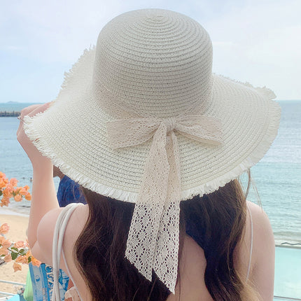 New Sweet Big Bow Sun Protection Hat Children