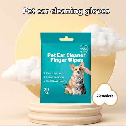 Cat Dog Ear Teeth Cleaning Finger Stall
