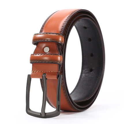 European And American Fashion Men's Business Belt 2018 New Creative Gifts Belt Laser Logo Factory Wholesale