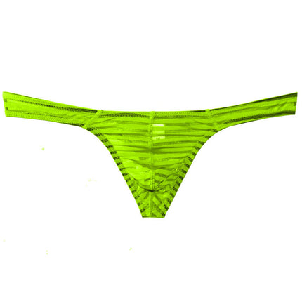 Men's T-shaped Underwear Breathable Low Waist U Convex T-shaped Panties