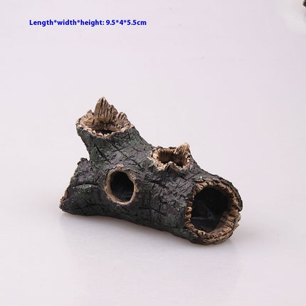 Fish Tank Landscape Submerged Wood Shrimp Pot Dried Wood Resin Crafts Decoration Ornaments