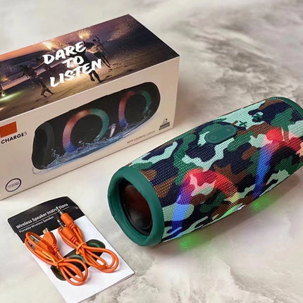 Outdoor Subwoofer RGB Colorful Light Small Speaker