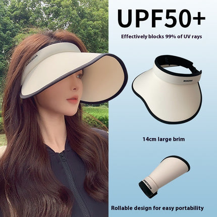 UV Protection Sunshade Female Sun Protection Hat Plus-sized