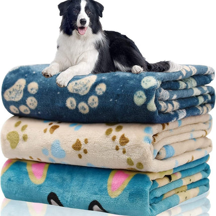 Pet Blanket Kennel Mat Dog Warm Double-sided Thickened Flannel