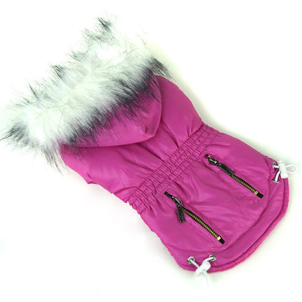 Zippered Cotton Padded Clothes For Pets