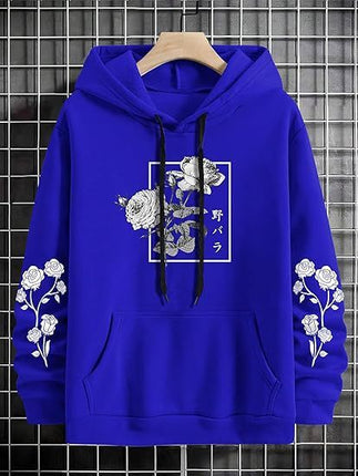 Fashion New Rose Print Casual Sweatshirt