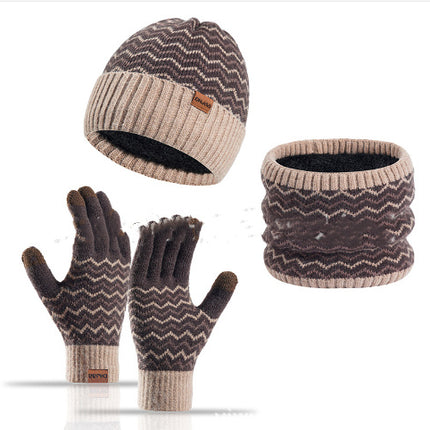 Men's Winter Warm Neck Warmer Cold-proof Knitted Hat