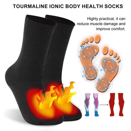 Cold-proof Windproof Warm Foot Ion Massage Socks