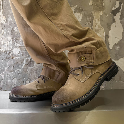 Outdoor Wear-resistant Short Boots Matte Leather Boots