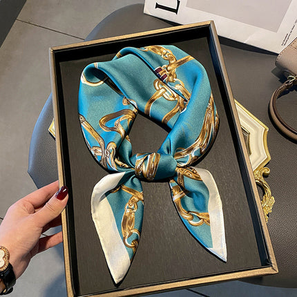 Stewardess Neck Protection Business Wear Matching Shirt Thin Scarf