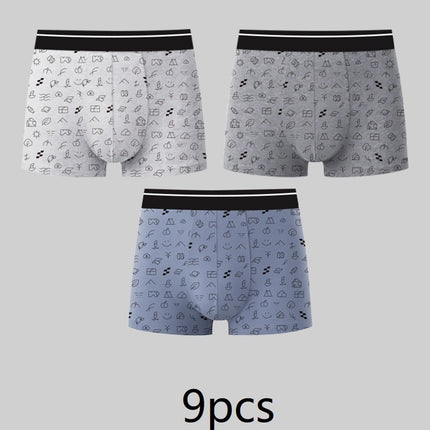 Men's Purified Cotton Underwear Square Meters Four Corners Sterile Disposable