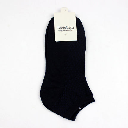 Bamboo Fiber Casual Men's Low Cut Short Four Seasons Socks