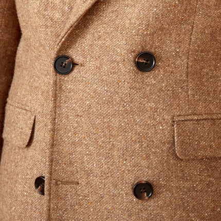 Color Dots Mid-length Coat