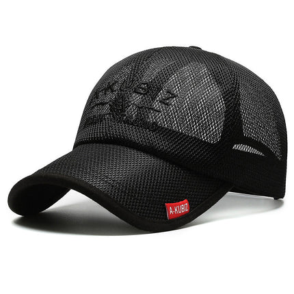 Summer Men's Mesh Breathable Baseball Cap Casual Sun-proof