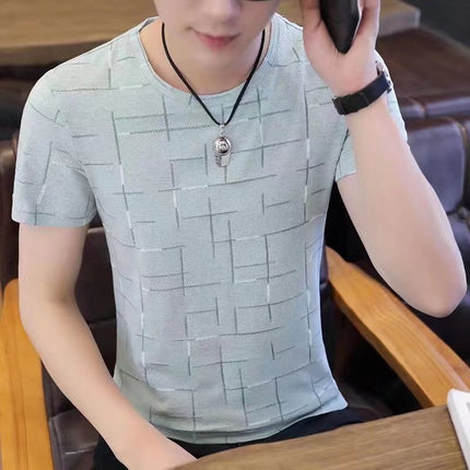 Short Sleeve T-Shirt Men's Trendy Print Casual