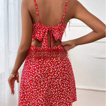 Sling Mini Dress Beach Vacation