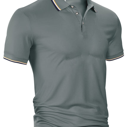 Summer Loose Lapels Short Sleeve Men