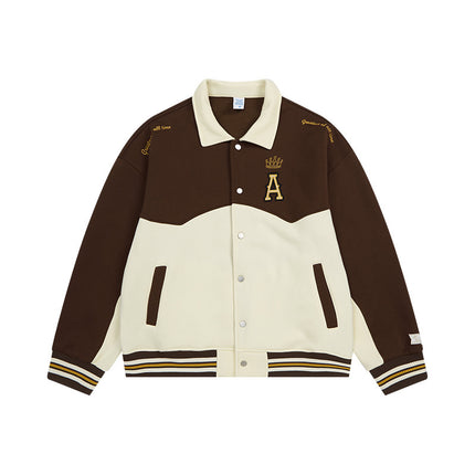 Autumn New High Density Embroidery Coat Male