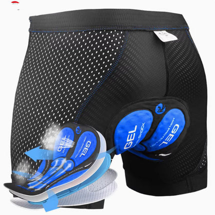 Men's Cycling Black Shorts Breathable